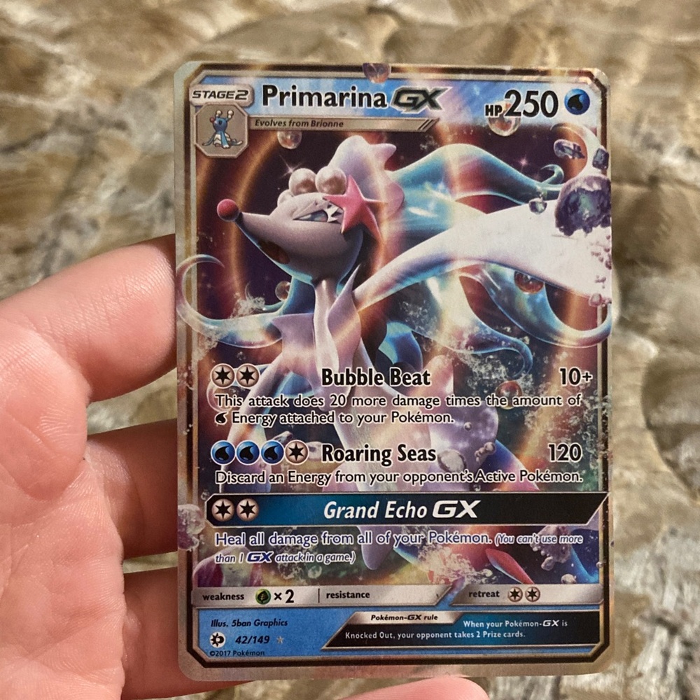 Primarina GX Pokémon Card